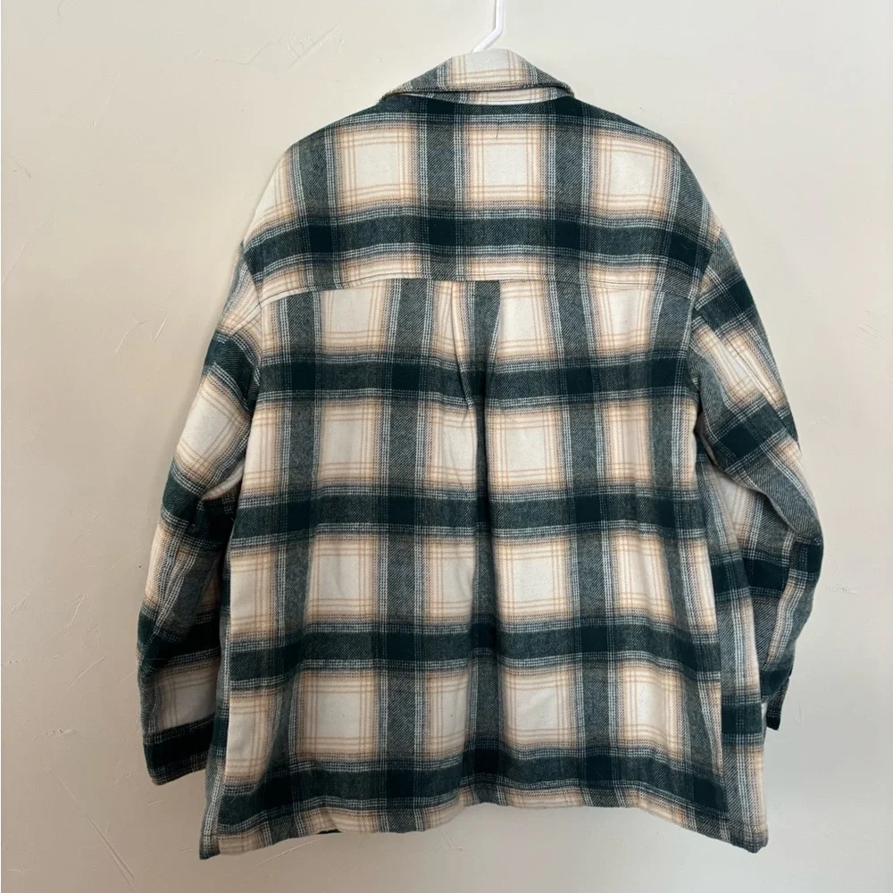 Plaid Button-Up Jacket - Picture 5 of 5